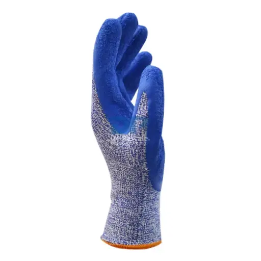 GUANTE TEJIDO CON BAÑO DE LATEX ANTICORTE FULL SAFETY