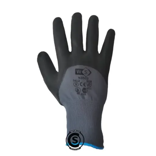 GUANTE POLIESTER BAÑO DE NITRILO 3/4 FULL SAFETY
