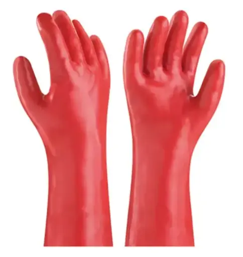 GUANTE DE PVC ROJO TRACTOR SAFETY